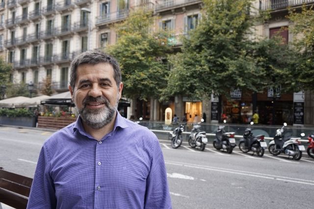 Separatistický vůdce Jordi Sánchez.