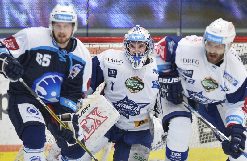 Plzeň v semifinálové sérii proti brněnské Kometě. 