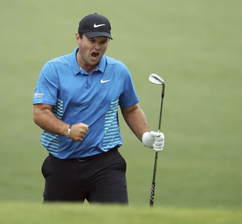 Průběžný vedoucí muž Masters, Patrick Reed.