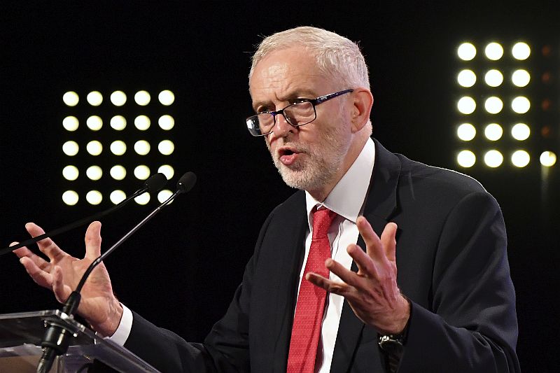Vůdce britských opozičních labouristů Jeremy Corbyn. Vůdce britských opozičních labouristů Jeremy Corbyn.