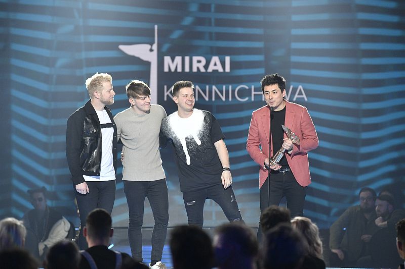 Hudební skupina Mirai.