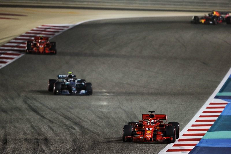 Vítěz VC Bahrajnu Sebastian Vettel.