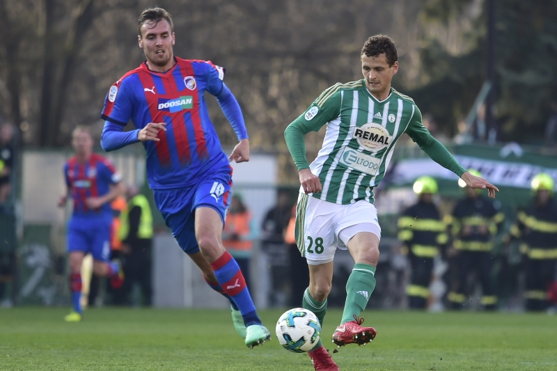 Plzeňský Chorý v zápase s Bohemians. 