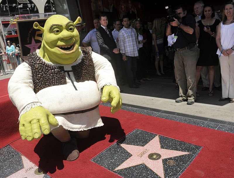 Shrek má svou vlastní hvězdu na chodníku slávy v Los Angeles.