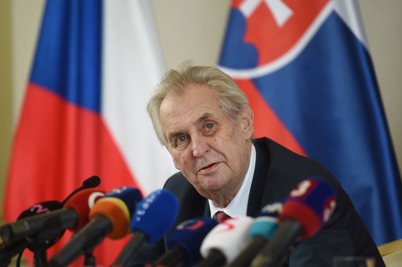 Prezident Miloš Zeman.