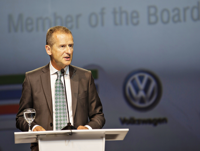 Dosavadní šéf značky Volkswagen Herbert Diess.