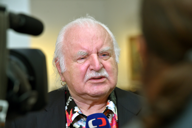Výtvarník Milan Knížák.