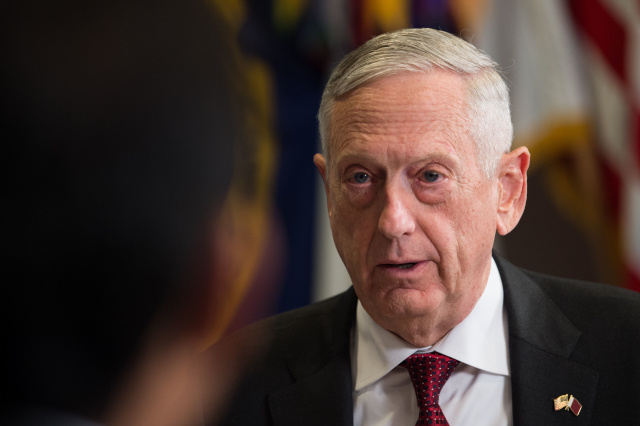 Americký ministr obrany James Mattis.