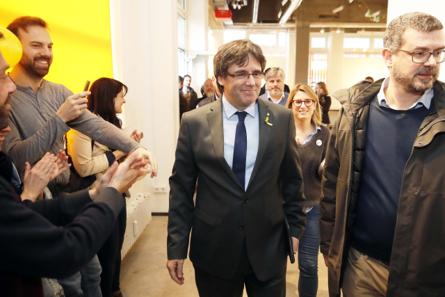 Katalánský separatistický premiér Carles Puigdemont.