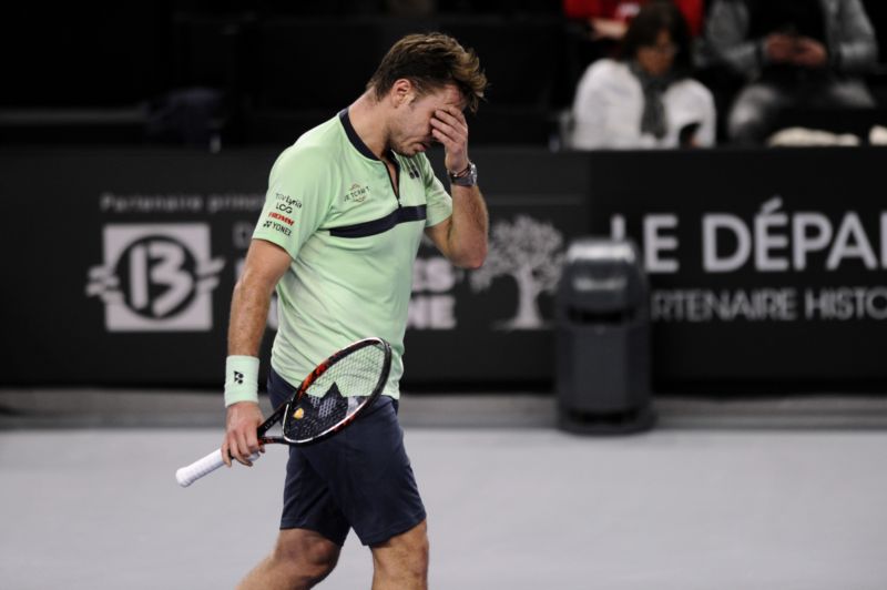 Smutný Stan Wawrinka.