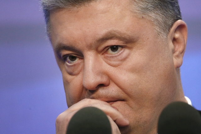 Ukrajinský prezident Petro Porošenko. 