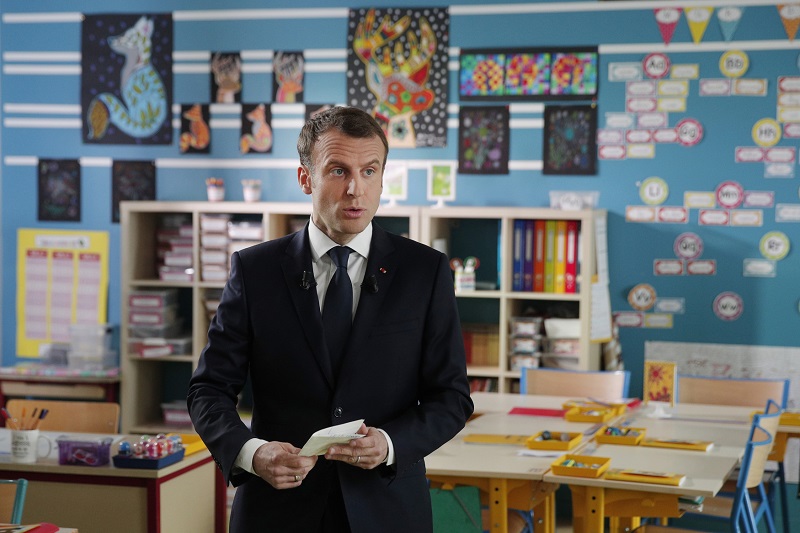 Francouzský prezident Emmanuel Macron.