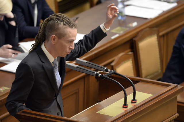 Předseda Pirátů Ivan Bartoš.