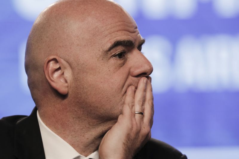 Předseda FIFA Gianni Infantino (ilustrační foto).