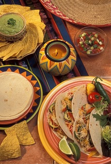 Malé tortilly tacos.