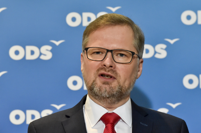 Předseda ODS Petr Fiala.