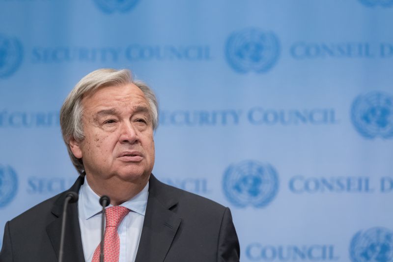 Šéf OSN António Guterres.