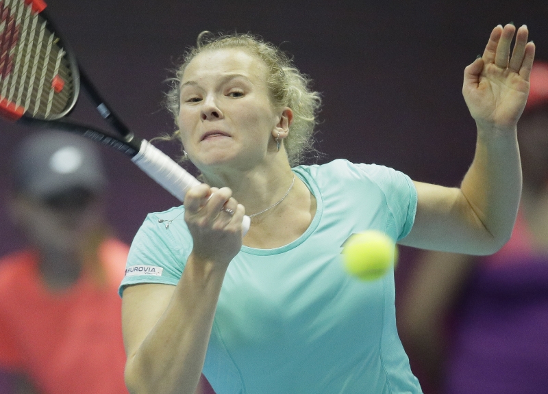 Tenistka Kateřina Siniaková. Tenistka Kateřina Siniaková.