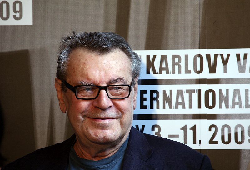 Režisér Miloš Forman odevzdal svůj hlas ve volbách do české Poslanecké sněmovny v newyorském Českém centru. Snímek z roku 2010.