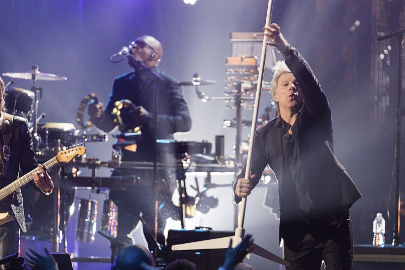 Zpěvák Jon Bon Jovi.