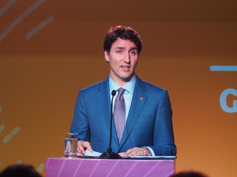 Kanadský předseda vlády Justin Trudeau.