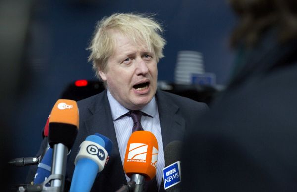 Britský ministr zahraničí Boris Johnson. Britský ministr zahraničí Boris Johnson.