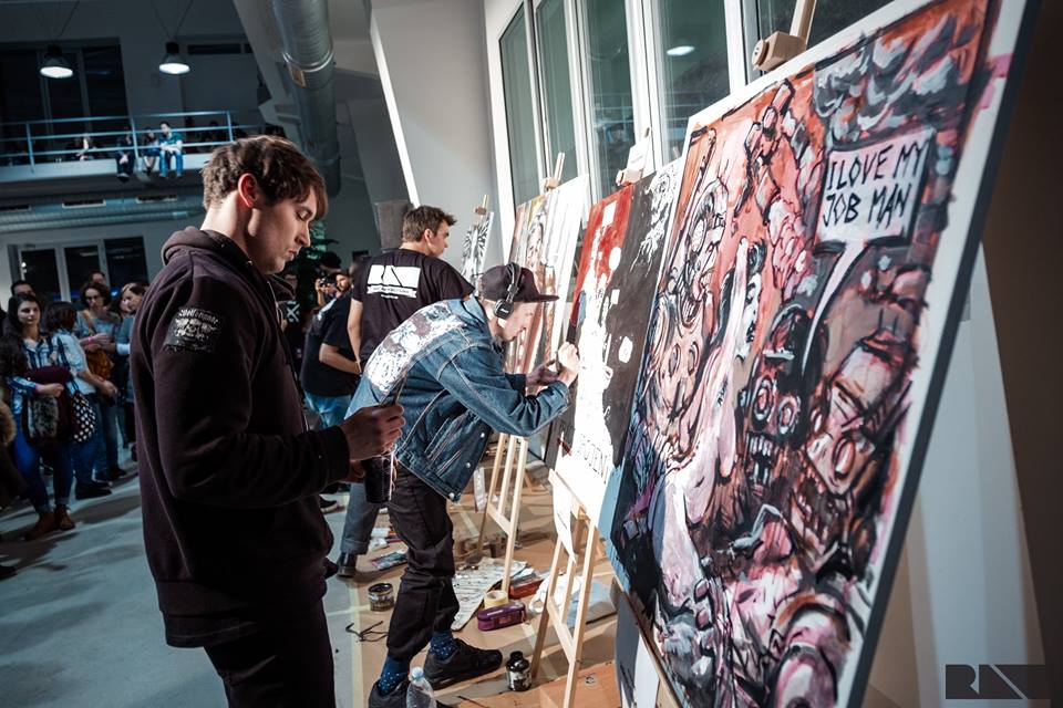 Finále soutěže Raw Art Wrestling.