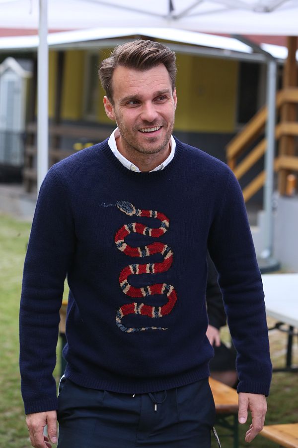 Moderátor Leoš Mareš.