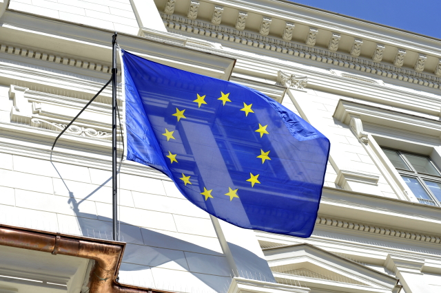 Vlajka EU.