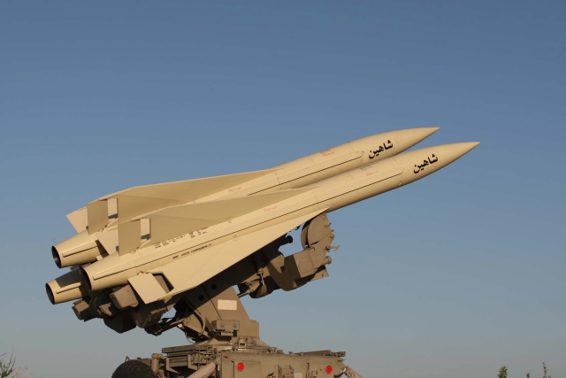 Íránské rakety Shaheen.