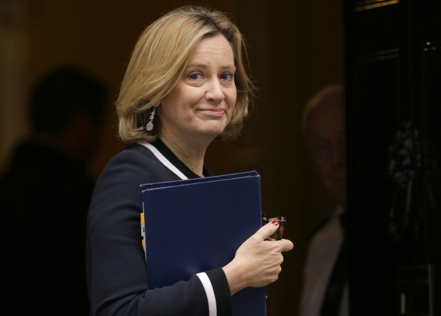 Britská ministryně vnitra Amber Ruddová.