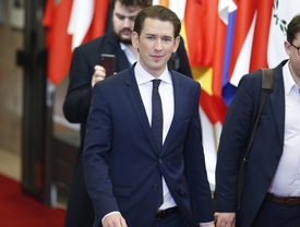 Rakouský kancléř Sebastian Kurz.