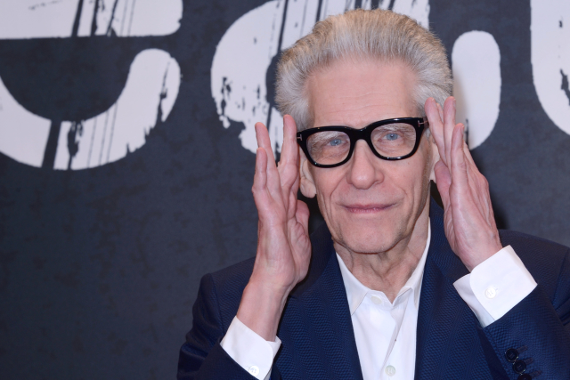Kanadský režisér David Cronenberg.
