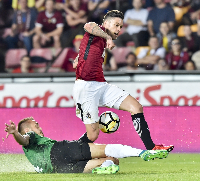 Václav Kadlec zvyšoval na 2:0 pro Spartu. Na jaře se trefil podruhé za sebou.