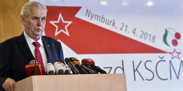 Prezident Miloš Zeman.