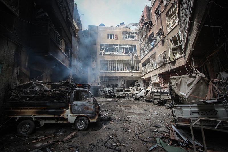 Dúma po bombardování. Dúma po bombardování.