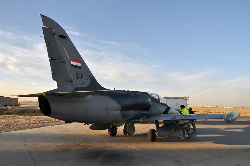Irácký bitevník Aero L-159 Alca.