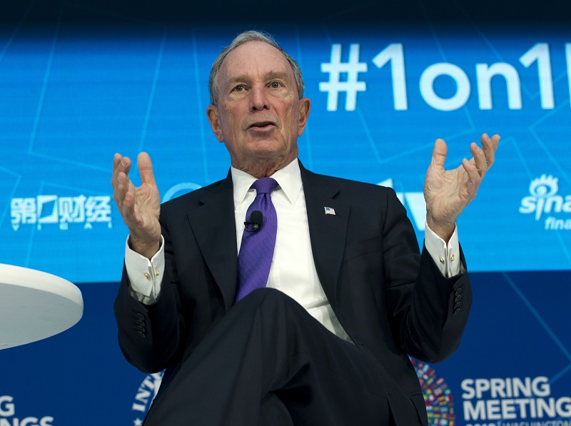 Bývalý starosta New Yorku Michael Bloomberg. Bývalý starosta New Yorku Michael Bloomberg.