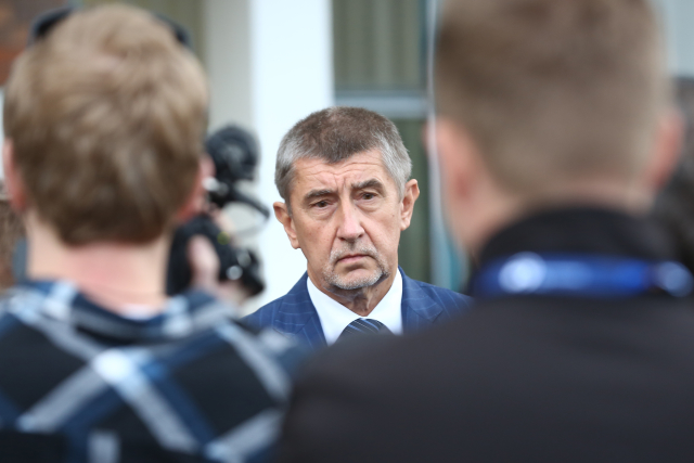 Premiér v demisi Andrej Babiš.