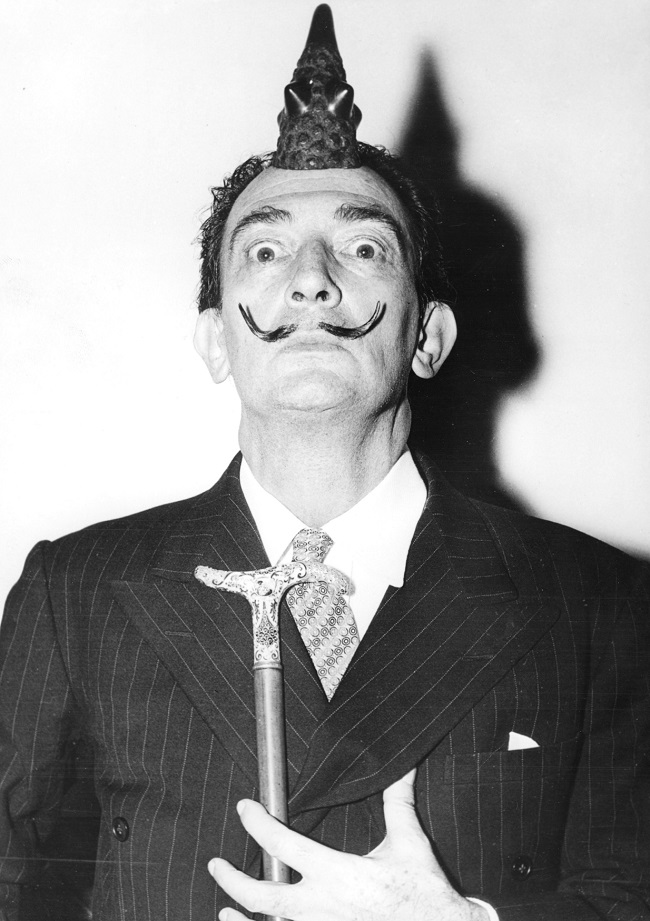 Malíř Salvador Dalí.