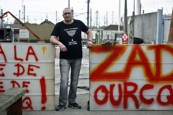 Stávkující ve Francii.