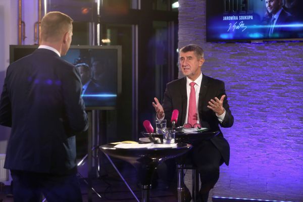 Premiér v demisi Andrej Babiš.