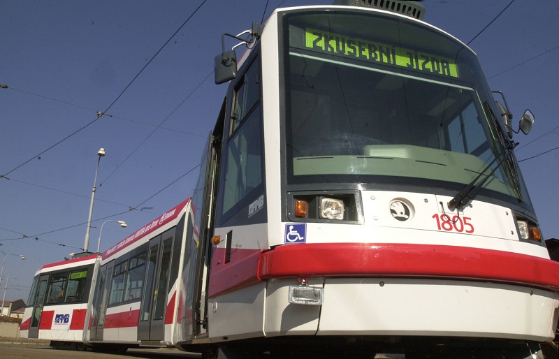 Nízkopodlažní tramvaj Škoda 03 T.