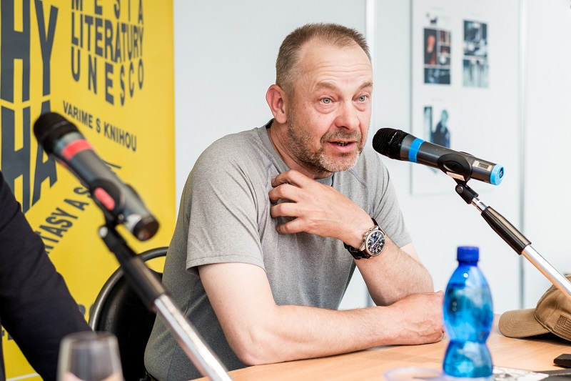Filmař Václav Marhoul na Světě knihy Praha 2017.