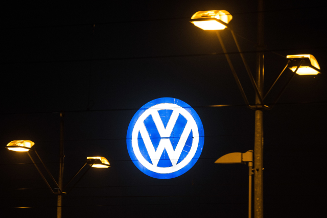 Volkswagen, logo. Volkswagen, logo.