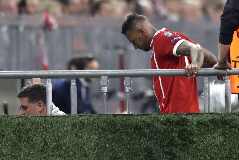 Jerome Boateng se zranil v semifinále Ligy mistrů.