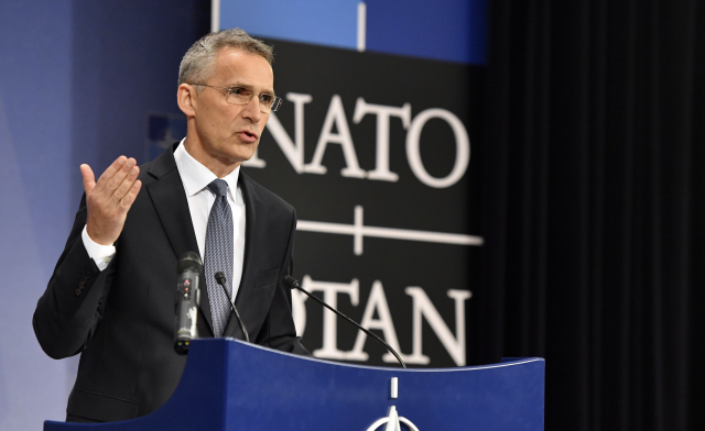 Generální tajemník NATO Jens Stoltenberg. Generální tajemník NATO Jens Stoltenberg.