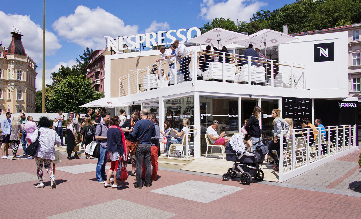 Nespresso pop-up kavárna, 52. ročník KVIFF Nespresso pop-up kavárna, 52. ročník KVIFF