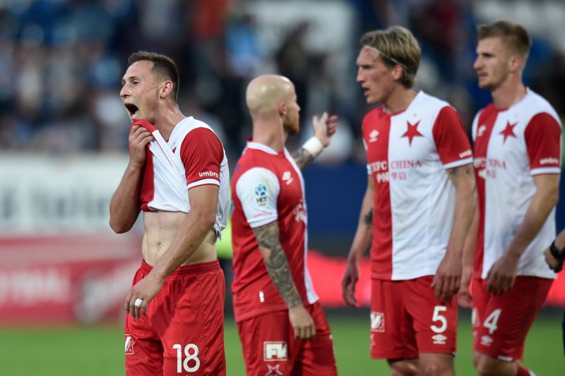 Fotbalisté Slavie se ve finále národního poháru utkají s Jabloncem. Fotbalisté Slavie se ve finále národního poháru utkají s Jabloncem.