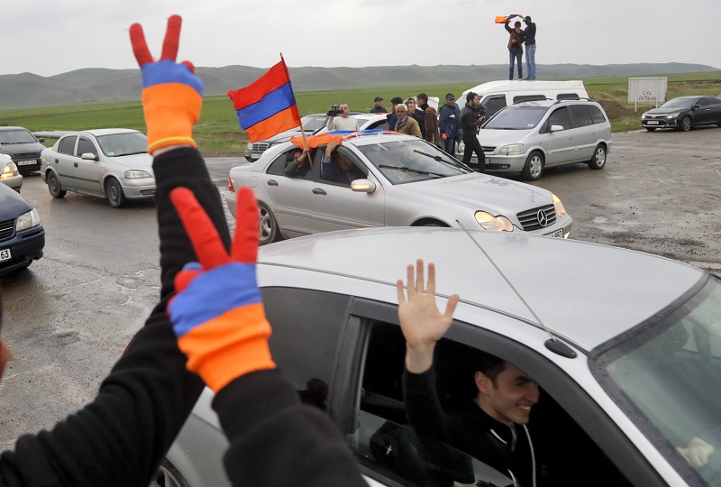 Protesty budou v Arménii přibývat.